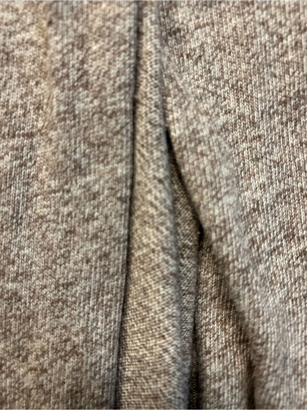 UGG Heathered Taupe Open-Front Draped Cardigan - Picture 4 of 6